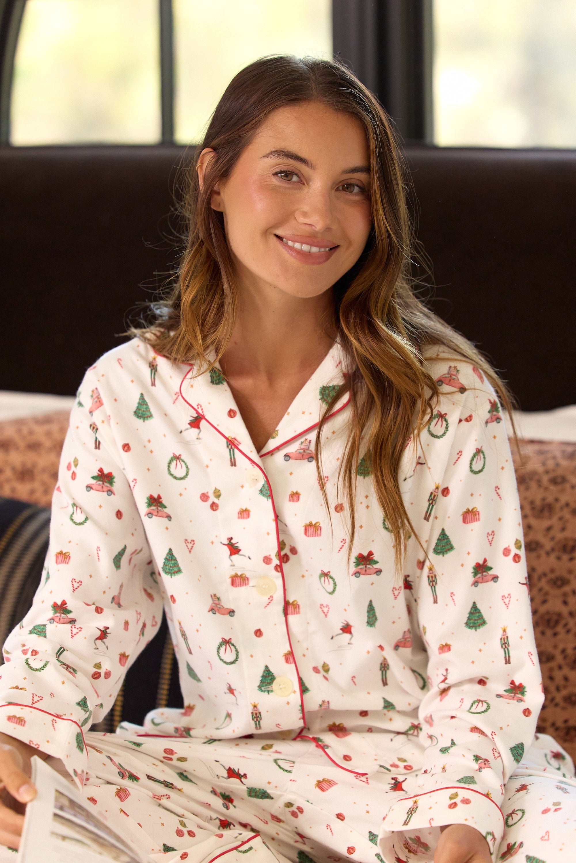 A Very Vintage Christmas Flannel Pajama