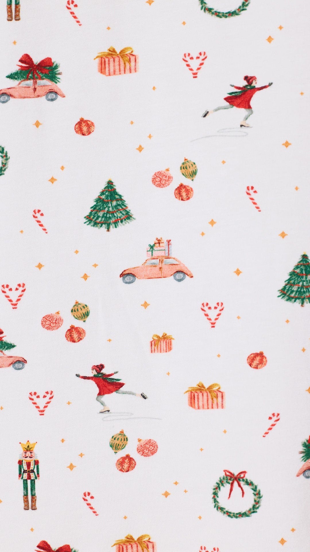 A Very Vintage Christmas Pima Knit Long-Sleeved Pajama